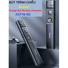 Mua Bút trình chiếu Baseus Orange Dot Wireless Presenter ACFYB-0G - Hàng chính hãng