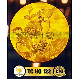 Đèn Thờ Hào Quang Trúc Chỉ In Tròn_M121124