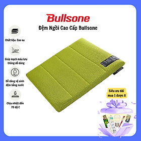 Đệm Ngồi Xe Hơi, Văn Phòng Cao Cấp Bullsone Size M - Màu Xanh