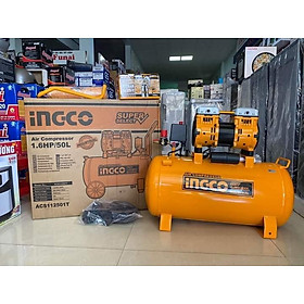 Mua MÁY NÉN KHÍ KHÔNG DẦU 1200W 50L INGCO ACS112501T - HÀNG CHÍNH HÃNG