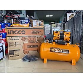 MÁY NÉN KHÍ KHÔNG DẦU 1200W 50L INGCO ACS112501T - HÀNG CHÍNH HÃNG