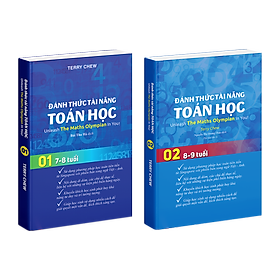 Combo 2 Cuốn Sách Đánh Thức Tài Năng Toán Học 1 và 2 - Sách Song Ngữ ( Việt – Anh) Giúp Trẻ Vừa Học Toán Vừa Ôn Luyện Tiếng Anh, Dành Cho Học Sinh Lớp 1 Đến Lớp 3