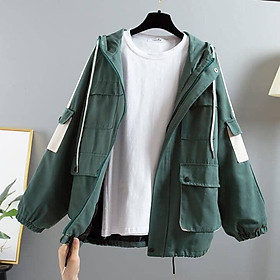  ÁO KHOÁC KAKI - ÁO JACKET BOMBER PHỐI 6 TÚI ( ẢNH THẬT5 MÀU )