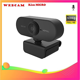 Webcam 1080P kèm micro (micro tích hợp qua cổng USB)