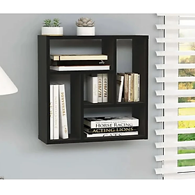Mua Kệ Sách Treo Tường Hình Vuông Chia 5 Ngăn Tundo CTKT524 KT 55 x 55 x 15cm