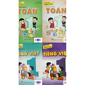 Hình ảnh sách Sách -(Combo 4 cuốn ) Phát Triển Năng Lực Trong Môn Tiếng Việt+ Toán Lớp 1