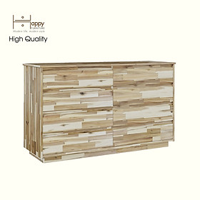 Mua HAPPY FURNITURE   gỗ tự nhiên   Tủ lưu trữ 8 ngăn kéo - GALI   THK_177   140cm x 45cm x 82cm