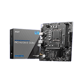 Mua Mainboard MSI PRO H610M-E DDR4 ( Chipset H610/LGA1700/M-ATX ) - Hàng Chính Hãng