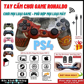 Mua Tay cầm Hà NộiTay Cầm P4S Không Dây Bluetooth chơi Fifa Online4 Cho PC / Laptop / Điện Thoại Android / TV Android / TV