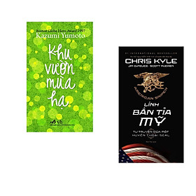Combo 2 cuốn sách: Khu vườn mùa hạ + Lính bắn tỉa Mỹ