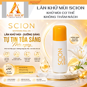Lăn Khử Mùi SCION Brightening Roll-on 75ml Nhập USA - Ngăn Mùi Hôi Nách - Không Làm Ố Áo - Làm Sáng Da Dưới Cánh Tay