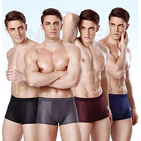 COMBO 4 Quần Sịp Đùi Thông Hơi Thoáng Khí Cao Cấp BIBINO