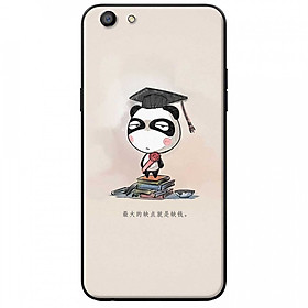 Ốp lưng dành cho Oppo F3 Lite mẫu Panda mọt sách