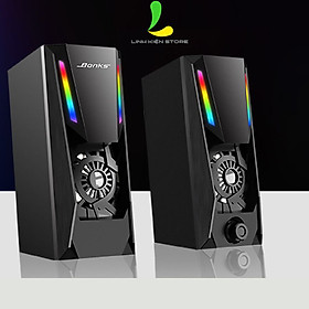 Mua Loa vi tính K3 - Loa máy tính mini để bàn kết nối có dây  tích hợp đèn LED RGB 16.8 triệu màu tương thích nhiều thiết bị
