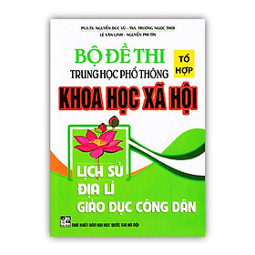 Hình ảnh Sách - bộ đề thi thpt quốc gia khoa học xã hội - tổ hợp lịch sử - địa lí - giáo dục công dân