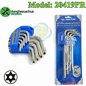 Mua Bộ lục giác sao có lỗ loại dài Kingtony 20419PR 9 cây T10-T50