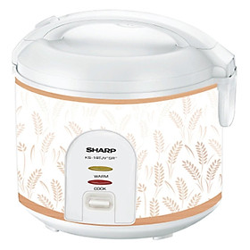 Nồi cơm điện nắp gài Sharp KS-18TJV 1,8L ( màu ngẫu nhiên) - Hàng Chính Hãng