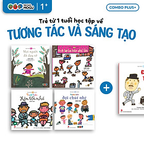 Truyện Ehon bé 3-4-5 tuổi - Bộ 5uổi - Bộ 5 cuốn Tương Tác và Sáng Tạo