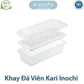 Mua Khay Làm Đá  Khay Đá Kari 84 Viên Vuông  Nhựa Dẻo Cao Cấp Inochi - An Toàn - Kháng Khuẩn -  Khử Mùi