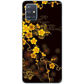 Ốp lưng dành cho Samsung A51 mẫu Cành mai vàng