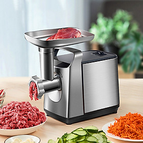 Máy Xay Thịt Đa Năng Cao Cấp AST LH-312 Công Suất Lớn 650W, Chất Liệu Inox304 Không Gỉ Xay Nghiền Thịt, Hành Tỏi Và Cắt Lát Rau Củ Quả