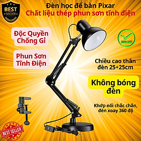 Hình ảnh Đèn Pixar, Đèn Học Chống Cận Thị, Đèn Đọc Sách, Đèn Làm Việc Để Bàn Chống Chói Mắt Lóa Mắt Bảo Vệ Mắt - Hàng Chính Hãng