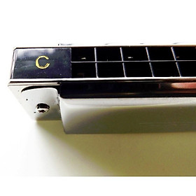 Kèn harmonica tremolo swan senior key c (bạc) 206480