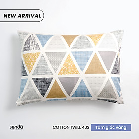 Mua Vỏ gối Cotton Twill 40s 50x70 45x65 cm Sen Đá Home Bedding họa tiết  bao áo gối nằm cotton thô lụa cao cấp