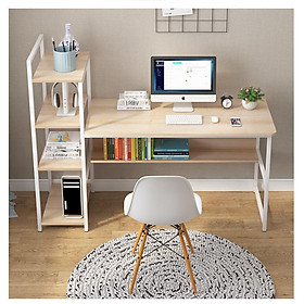 Mua Bàn làm việc  bàn máy tính thiết kế hiện đại thông minh kèm giá sách  mẫu mã đa dạng trẻ trung  tiết kiệm không gian sử dụng