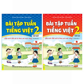 Combo 2 cuốn Bài Tập Tuần Tiếng Việt 2 Kết nối