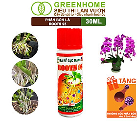 Mua Phân Kích Rễ Cực Mạnh ROOTS 95  GreenHome  Chai 30ml  Kích Ra Rễ Cực Mạnh Chuyên  Cho Hoa Lan