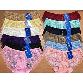 Set 10 Quần lót ren hoa hồng hàng việt nam loại cao cấp (Từ 35kg đến 70kg)
