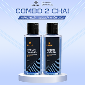 Dung dịch vệ sinh nam Bergami for Man - Ngăn mùi suốt 12h - 2 DDVS Nam