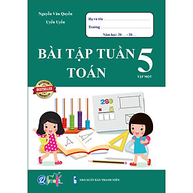 Sách - Bài tập tuần Toán 5 tập 1