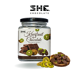KIWI NHÚNG SOCOLA 120g SHE CHOCOLATE - Thích hợp ăn vặt văn phòng, đặc biệt có thể dùng làm quà tặng