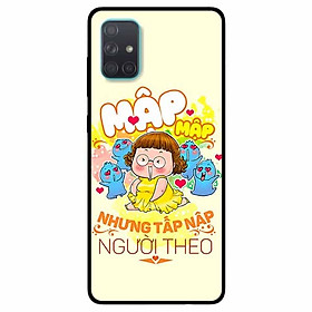 Ốp lưng in cho Samsung A71 Mẫu Mập Tấp Người Theo Nữ