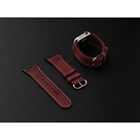 Dây da đồng hồ dành cho Apple Watch size 42/44 - CHÍNH HÃNG KHACTEN.COM