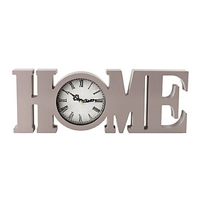 Mua Đồng hồ để bàn kim trôi | JYSK Joar | nhựa hình chữ Home/Love màu xám |  R39xS4xC15cm