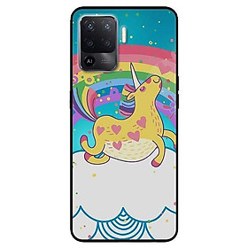 Ốp lưng dành cho Oppo A54 - A74 - A94 - A15 / A15s mẫu Ngựa Vàng Bảy Màu