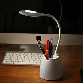 Đèn LED để bàn chống cận kèm ống đựng bút 3 in1