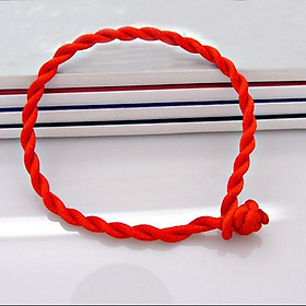 Combo 4 vòng đeo tay chân chỉ đỏ phong cách trẻ trung, cá tính cho nam nữ (free size)