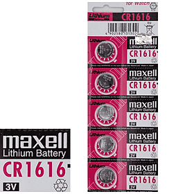 Mua Vĩ 5 viên pin Maxell CR2025-CR2016-CR2032 -CR1220-CR1620-CR1616-CR1632   3V - hàng nhập khẩu
