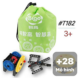 Đồ Chơi Gigo Lắp Ráp Mô Hình Đơn Giản - STEAM GEAR SET #T182 (27 Mảnh Ghép)