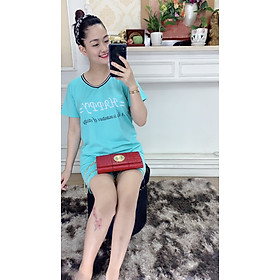 Bộ đùi cổ tim chất cotton đẹp, mịn, co giãn 4 chiều