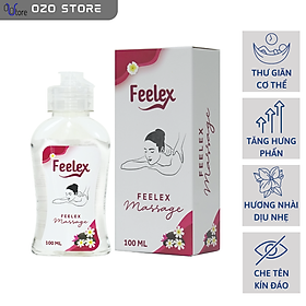 Dầu massage Yoni body Feelex toàn thân cho nam và nữ hương nhài dung tích 100ml