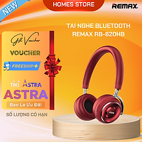 Tai Nghe Không Dây True Wireless Cao Cấp REMAX RB-620HB RED Thời Gian Nghe 18 Tiếng Bluetooth 5.1 - Hàng Chính Hãng