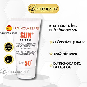 Kem Chống Nắng Cho Da Khô, Lão Hóa Anti-Age Sun Cream SPF 50+ - Bruno Vassari