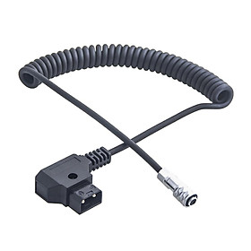to 2 Pin Female Plug Spring Power Cable Cord for BMPCC 4K Camera