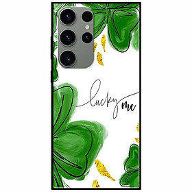 Ốp lưng cho Samsung S21 FE - S23 - S23 Plus - S23 Ultra - S24 - S24 Ultra - Bốn Lá May Mắn - Hàng Chính Hãng