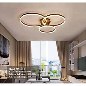 Mua Đèn LED Ốp Trần MN345  Đèn Led Trang Trí Phòng Khách  Đèn ốp trần phòng ngủ - 3 Chế Độ Sáng
